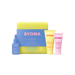 BYOMA So Hydrating Set 3‑Piece Barrier‑Boosting Hydrating Skincare Kit with Creamy Jelly Cleanser, Hydrating Serum & Moisturising Gel‑Cream for All Skin Types